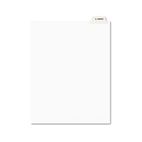 Avery Preprinted Legal Bottom Tab Dividers, Exhibit P, Letter, 25/Pack AVE12389