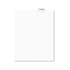 Avery Preprinted Legal Bottom Tab Dividers, Exhibit Q, Letter, 25/Pack AVE12390