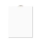 Avery Preprinted Legal Bottom Tab Dividers, Exhibit R, Letter, 25/Pack AVE12391