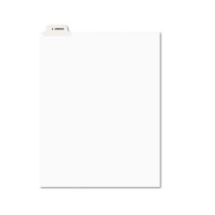 Avery Preprinted Legal Bottom Tab Dividers, Exhibit T, Letter, 25/Pack AVE12393