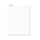 Avery Preprinted Legal Bottom Tab Dividers, Exhibit T, Letter, 25/Pack AVE12393
