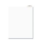 Avery Preprinted Legal Bottom Tab Dividers, Exhibit U, Letter, 25/Pack AVE12394