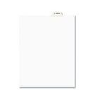 Avery Preprinted Legal Bottom Tab Dividers, Exhibit V, Letter, 25/Pack AVE12395