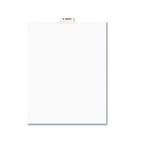 Avery Preprinted Legal Bottom Tab Dividers, Exhibit W, Letter, 25/Pack AVE12396
