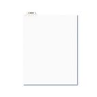 Avery Preprinted Legal Bottom Tab Dividers, Exhibit Y, Letter, 25/Pack AVE12398