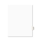 Avery Preprinted Legal Side Tab Dividers, Exhibit H, Letter, White, 25/Pack AVE01378