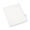 Avery Preprinted Legal Side Tab Dividers, Exhibit H, Letter, White, 25/Pack AVE01378