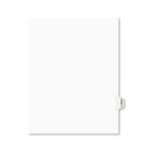 Avery Preprinted Legal Side Tab Dividers, Exhibit H, Letter, White, 25/Pack AVE01378