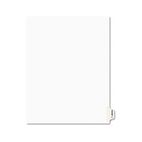 Avery Preprinted Legal Side Tab Dividers, Exhibit J, Letter, White, 25/Pack AVE01380