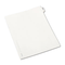 Avery Preprinted Legal Side Tab Dividers, Exhibit J, Letter, White, 25/Pack AVE01380