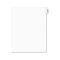 Avery Preprinted Legal Side Tab Dividers, Exhibit K, Letter, White, 25/Pack AVE01381