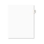 Avery Preprinted Legal Side Tab Dividers, Exhibit L, Letter, White, 25/Pack AVE01382