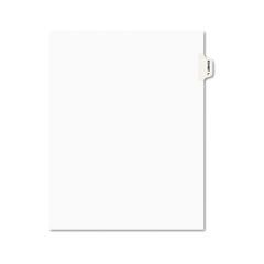 Avery Preprinted Legal Side Tab Dividers, Exhibit L, Letter, White, 25/Pack AVE01382