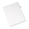 Avery Preprinted Legal Side Tab Dividers, Exhibit M, Letter, White, 25/Pack AVE01383