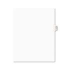 Avery Preprinted Legal Side Tab Dividers, Exhibit N, Letter, White, 25/Pack AVE01384