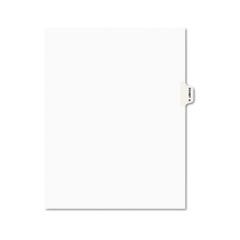 Avery Preprinted Legal Side Tab Dividers, Exhibit N, Letter, White, 25/Pack AVE01384