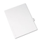 Avery Preprinted Legal Side Tab Dividers, Exhibit N, Letter, White, 25/Pack AVE01384
