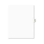 Avery Preprinted Legal Side Tab Dividers, Exhibit O, Letter, White, 25/Pack AVE01385