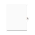 Avery Preprinted Legal Side Tab Dividers, Exhibit P, Letter, White, 25/Pack AVE01386