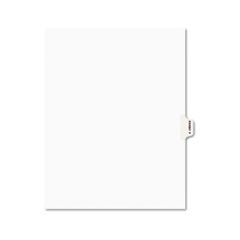 Avery Preprinted Legal Side Tab Dividers, Exhibit P, Letter, White, 25/Pack AVE01386