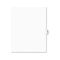 Avery Preprinted Legal Side Tab Dividers, Exhibit P, Letter, White, 25/Pack AVE01386