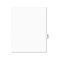 Avery Preprinted Legal Side Tab Dividers, Exhibit Q, Letter, White, 25/Pack AVE01387