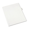 Avery Preprinted Legal Side Tab Dividers, Exhibit Q, Letter, White, 25/Pack AVE01387