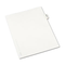 Avery Preprinted Legal Side Tab Dividers, Exhibit R, Letter, White, 25/Pack AVE01388