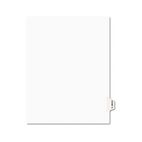 Avery Preprinted Legal Side Tab Dividers, Exhibit S, Letter, White, 25/Pack AVE01389