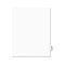 Avery Preprinted Legal Side Tab Dividers, Exhibit S, Letter, White, 25/Pack AVE01389