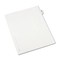 Avery Preprinted Legal Side Tab Dividers, Exhibit S, Letter, White, 25/Pack AVE01389