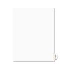 Avery Preprinted Legal Side Tab Dividers, Exhibit T, Letter, White, 25/Pack AVE01390