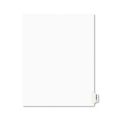 Avery Preprinted Legal Side Tab Dividers, Exhibit T, Letter, White, 25/Pack AVE01390
