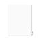 Avery Preprinted Legal Side Tab Dividers, Exhibit T, Letter, White, 25/Pack AVE01390