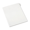 Avery Preprinted Legal Side Tab Dividers, Exhibit T, Letter, White, 25/Pack AVE01390