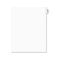 Avery Preprinted Legal Side Tab Dividers, Exhibit U, Letter, White, 25/Pack AVE01391