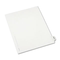 Avery Preprinted Legal Side Tab Dividers, Exhibit U, Letter, White, 25/Pack AVE01391