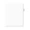 Avery Preprinted Legal Side Tab Dividers, Exhibit W, Letter, White, 25/Pack AVE01393