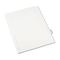 Avery Preprinted Legal Side Tab Dividers, Exhibit W, Letter, White, 25/Pack AVE01393