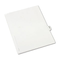 Avery Preprinted Legal Side Tab Dividers, Exhibit X, Letter, White, 25/Pack AVE01394