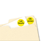 Avery Print or Write Removable Color-Coding Labels, 3/4in dia, Yellow, 1008/Pack AVE05462