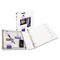 Avery Protect & Store View Binder w/EZ-Turn Ring, 11 x 8-1/2, 2" Capacity, White AVE23002