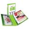 Avery Protect & Store View Mini Binder, Round Ring, 5-1/2 x 8-1/2, 1" Capacity, Green AVE23030