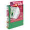 Avery Protect & Store View Mini Binder, Round Ring, 5-1/2 x 8-1/2, 1" Capacity, Green AVE23030