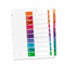 Avery Ready Index Contemporary Table of Contents Divider, 1-10, Multi, Letter AVE11135