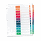Avery Ready Index Contemporary Table of Contents Divider, 1-12, Multi, Letter AVE11141