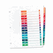Avery Ready Index Contemporary Table of Contents Divider, 1-15, Multi, Letter AVE11143