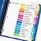 Avery Ready Index Contemporary Table of Contents Divider, 1-15, Multi, Letter AVE11143