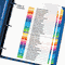 Avery Ready Index Contemporary Table of Contents Divider, 1-31, Multi, Letter AVE11129