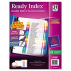 Avery Ready Index Contemporary Table of Contents Divider, 1-31, Multi, Letter AVE11129
